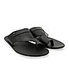 Regal Black Men Casual One Toe Sandals