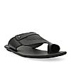 Regal Black Men Casual One Toe Sandals