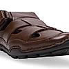 Regal Brown Men Leather Casual Fisherman Sandals