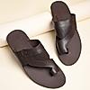 Regal Brown Men Casual One Toe Sandals