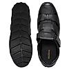 Regal Black Men Leather Casual Fisherman Sandals