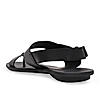 Regal Black Men Leather One Toe Sandals