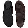 Regal Brown Men Leather One Toe Sandals