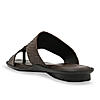 Regal Brown Men Leather Woven Sandals