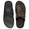 Regal Brown Men Leather Woven Sandals