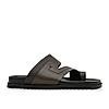 Imperio By Regal Brown Men Leather One Toe Sandals