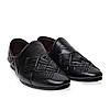 Regal Black Men Ethnic Woven Juttis