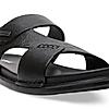 Regal Black Men Casual Drymill Leather Sandals