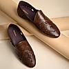 Regal Brown Men Ethnic Woven Juttis