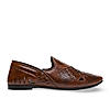 Regal Brown Men Ethnic Woven Juttis