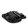 Regal Black Men Casual Leather Sandals