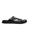 Regal Black Men Casual Leather Sandals