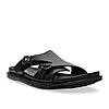 Regal Black Men Casual Leather Sandals