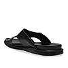 Regal Black Men Casual Leather Sandals