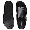 Regal Black Men Casual Leather Sandals