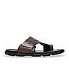 Imperio By Regal Brown Men Leather One Toe Sandals