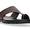 Imperio By Regal Brown Men Leather One Toe Sandals