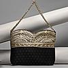 Rocia By Regal Black Women Small Ethnic Lace Bag