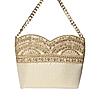 Rocia By Regal Gold Women Small Ethnic Lace Bag