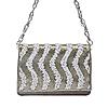 Rocia By Regal Silver Women Hand Embroidered Shoulder Bag