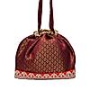 Rocia By Regal Maroon Women Brocade Potlis