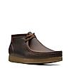 CLARKS BROWN MEN LEATHER SHACRE LEATHER BOOTS