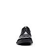 CLARKS BLACK MEN LEATHER HOWARD OVER CASUAL LACE UP LEATHER SHOES