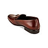 Imperio Brown Men Formal Textured Leather Tassel Slip On Shoes