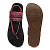 Sole Threads Womens Black Yoga Sling Sandals