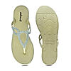 Sole Threads Womens Green Summer Bling Sandals