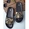 Sole Threads Mens Olive Slides Cargo Slippers