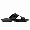 FLORSHEIM BLACK MEN CASUAL FLIP FLOPS