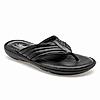 FLORSHEIM BLACK MEN CASUAL FLIP FLOPS