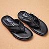 FLORSHEIM BLACK MEN CASUAL FLIP FLOPS