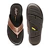 FLORSHEIM DARK TAN MEN CASUAL FLIP FLOPS