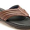 FLORSHEIM DARK TAN MEN CASUAL FLIP FLOPS