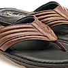 FLORSHEIM DARK TAN MEN CASUAL FLIP FLOPS