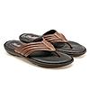 FLORSHEIM DARK TAN MEN CASUAL FLIP FLOPS