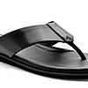 RUOSH BLACK MEN FLIP FLOPS