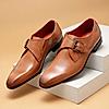 RUOSH TAN MEN MONK-STRAP SHOES