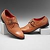 RUOSH TAN MEN MONK-STRAP SHOES