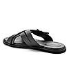 RUOSH BLACK MEN FLIP FLOPS