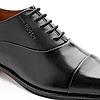 RUOSH BLACK MEN FORMAL LACE-UP SHOES