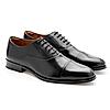 RUOSH BLACK MEN FORMAL LACE-UP SHOES