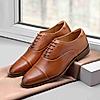 RUOSH TAN MEN FORMAL LACE-UP SHOES