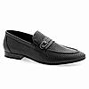 RUOSH BLACK MEN CASUAL SLIP-ON SHOES