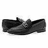 RUOSH BLACK MEN CASUAL SLIP-ON SHOES