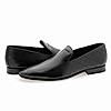 RUOSH BLACK MEN CASUAL SLIP-ON SHOES