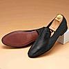 RUOSH BLACK MEN CASUAL SLIP-ON SHOES