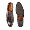 RUOSH BROWN MEN FORMAL LACE-UP SHOES